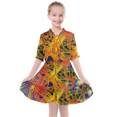 Board Circuits Control Center Trace Kids  All Frills Chiffon Dress