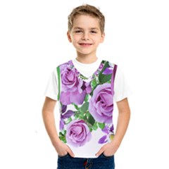 Flowers Roses Aquilegias Ferns Kids  Sportswear by Pakrebo