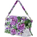 Flowers Roses Aquilegias Ferns Canvas Crossbody Bag View2