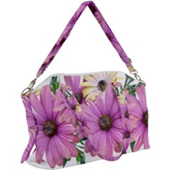 Flowers Daisies Arrangement Garden Canvas Crossbody Bag by Pakrebo