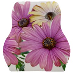 Flowers Daisies Arrangement Garden Car Seat Velour Cushion  by Pakrebo