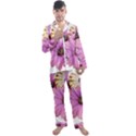 Flowers Daisies Arrangement Garden Men s Satin Pajamas Long Pants Set View1