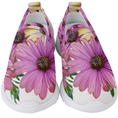 Flowers Daisies Arrangement Garden Kids  Slip On Sneakers by Pakrebo