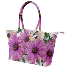 Flowers Daisies Arrangement Garden Canvas Shoulder Bag by Pakrebo