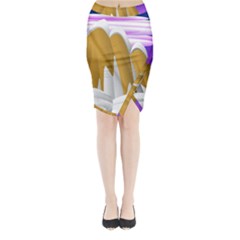 Europa Positive Thinking Mountain Midi Wrap Pencil Skirt by Pakrebo