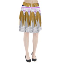 Europa Positive Thinking Mountain Pleated Skirt by Pakrebo