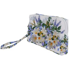 Flowers Lilies Arrangement Bouquet Wristlet Pouch Bag (small) by Pakrebo