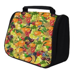 Background Pattern Structure Fruit Full Print Travel Pouch (small) by Pakrebo