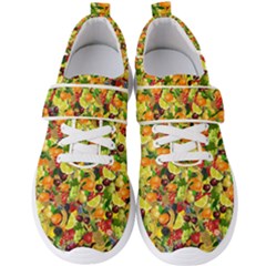 Background Pattern Structure Fruit Men s Velcro Strap Shoes by Pakrebo