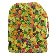 Background Pattern Structure Fruit Drawstring Pouch (xxxl)