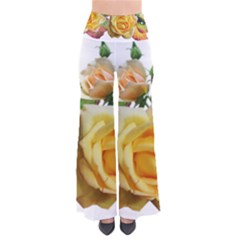 Flowers Roses Autumn Leaves So Vintage Palazzo Pants by Pakrebo