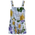 Flowers Roses White Mauve Babianas Kids  Layered Skirt Swimsuit View1