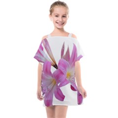 Lily Belladonna Easter Lily Kids  One Piece Chiffon Dress