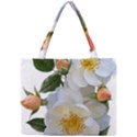 Roses Stamens Pollen Buds White Mini Tote Bag View1