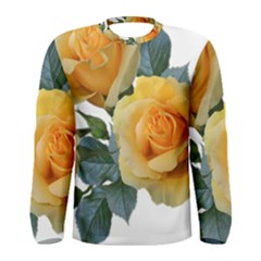 Roses Yellow Flowers Fragrant Men s Long Sleeve Tee