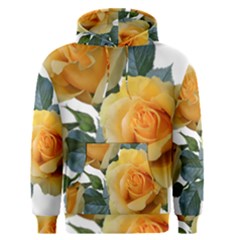 Roses Yellow Flowers Fragrant Men s Pullover Hoodie