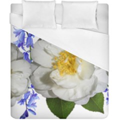 Flowers Camellia Bluebells Fragrant Duvet Cover (california King Size) by Pakrebo