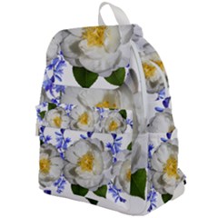 Flowers Camellia Bluebells Fragrant Top Flap Backpack by Pakrebo