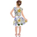 Flowers Camellia Bluebells Fragrant Kids  Short Sleeve Dress View2