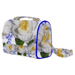 Flowers Camellia Bluebells Fragrant Satchel Shoulder Bag by Pakrebo