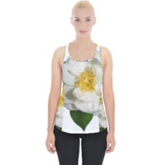 Flowers Camellia Bluebells Fragrant Piece Up Tank Top by Pakrebo