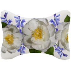 Flowers Camellia Bluebells Fragrant Seat Head Rest Cushion by Pakrebo