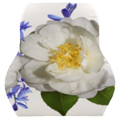 Flowers Camellia Bluebells Fragrant Car Seat Back Cushion  by Pakrebo