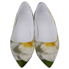 Flowers Camellia Bluebells Fragrant Women s Low Heels by Pakrebo