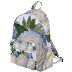 Roses Flowers Plumbago Arrangement The Plain Backpack