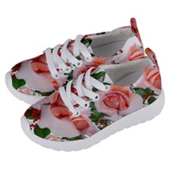 Roses Flowers Berries Arrangement Kids  Lightweight Sports Shoes by Pakrebo