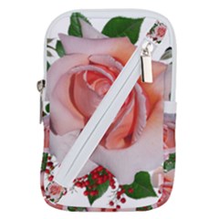 Roses Flowers Berries Arrangement Belt Pouch Bag (small)