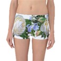 Rose White Flower Plumbago Boyleg Bikini Bottoms View1