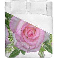 Roses Pink Flowers Perfume Leaves Duvet Cover (california King Size) by Pakrebo