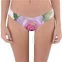 Roses Pink Flowers Perfume Leaves Reversible Hipster Bikini Bottoms View1