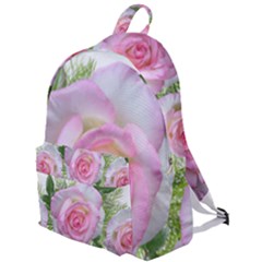 Roses Pink Flowers Perfume Leaves The Plain Backpack by Pakrebo