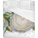 Flowers Roses White Fragrant Duvet Cover (California King Size) View1