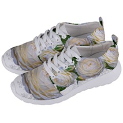 Flowers Roses White Fragrant Men s Lightweight Sports Shoes by Pakrebo