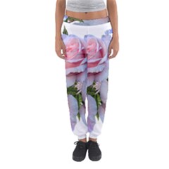 Roses Plumbago Flowers Fragrant Women s Jogger Sweatpants by Pakrebo