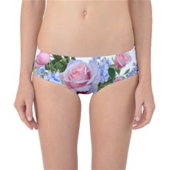 Roses Plumbago Flowers Fragrant Classic Bikini Bottoms by Pakrebo