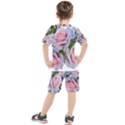 Roses Plumbago Flowers Fragrant Kids  Tee and Shorts Set View2