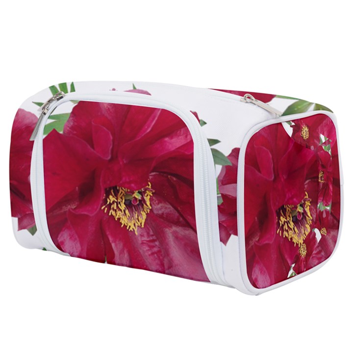 Flowers Red Peony Arrangement Toiletries Pouch