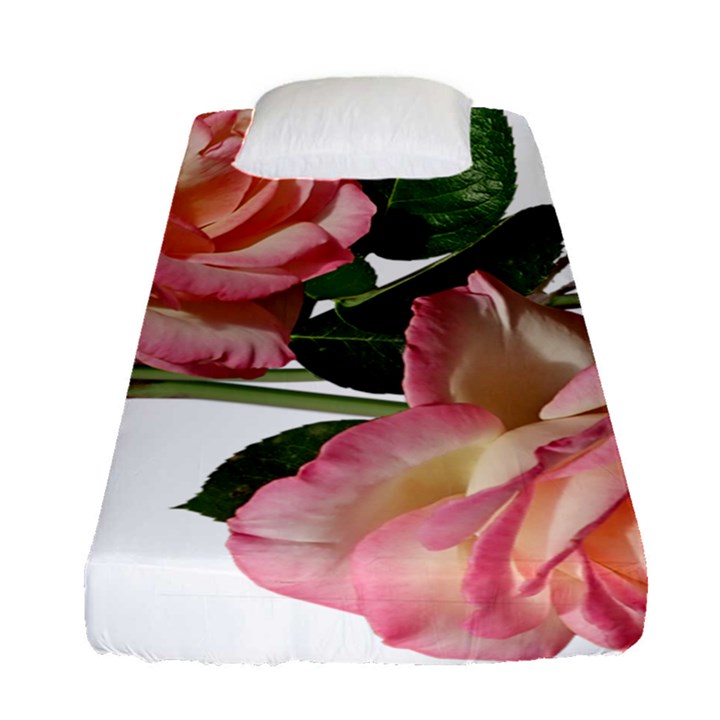 Roses Flowers Perfume Garden Fitted Sheet (Single Size)