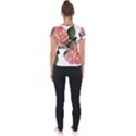 Roses Flowers Perfume Garden Short Sleeve Sports Top  View2