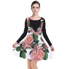 Roses Flowers Perfume Garden Plunge Pinafore Dress