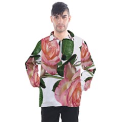 Roses Flowers Perfume Garden Men s Half Zip Pullover