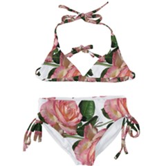 Roses Flowers Perfume Garden Kids  Classic Bikini Set by Pakrebo