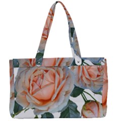 Roses Flowers Buds Ragrance Canvas Work Bag by Pakrebo