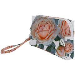 Roses Flowers Buds Ragrance Wristlet Pouch Bag (small)