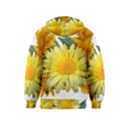 Daisies Flowers Yellow Arrangement Kids  Zipper Hoodie View2