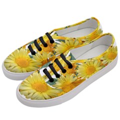 Daisies Flowers Yellow Arrangement Women s Classic Low Top Sneakers by Pakrebo